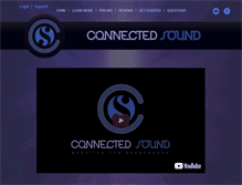Tablet Screenshot of connectedsound.com
